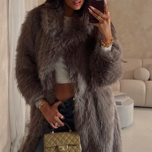 Express white long sleeve crop top - Picture 1 of 4